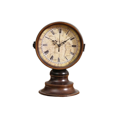 Reloj de Escritorio Doble Cara Estilo Vintage Silencioso para Sala y Oficina - Image 9