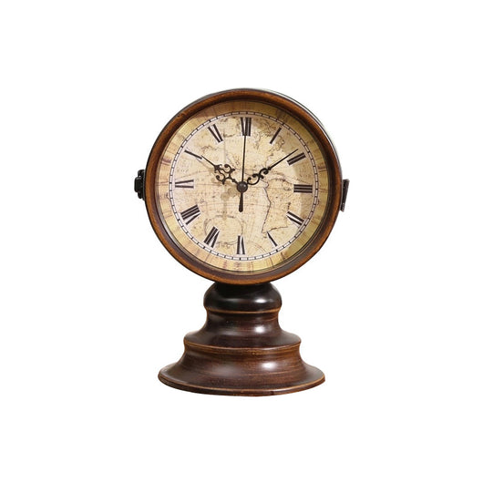 Reloj de Escritorio Doble Cara Estilo Vintage Silencioso para Sala y Oficina - Image 9
