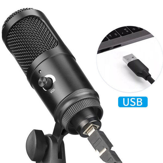 Kit Profesional de Micrófono Condensador con Soporte para Computadora - Image 4