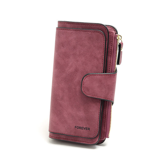 Billetera Compacta Multi-Tarjetas con Cierre de Hebilla Mate - Image 7