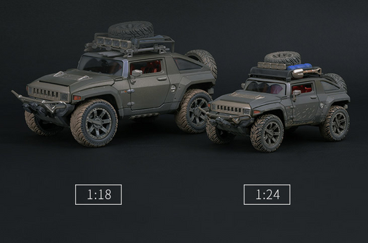 Modelo a Escala Hummer H2 Todoterreno en Aleación Coleccionable - Image 13