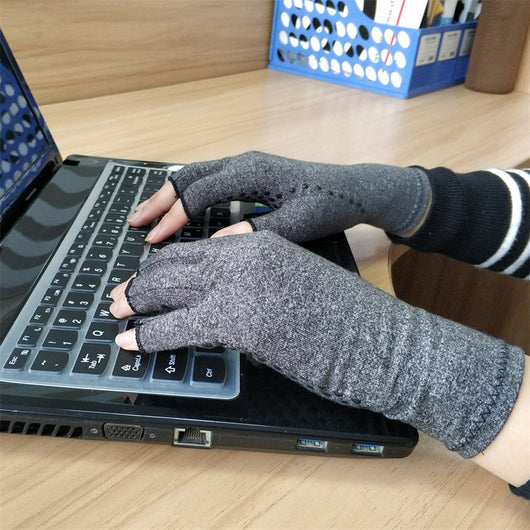 Guantes de Compresión sin Dedos para Rehabilitación Articular y Entrenamiento - Image 8