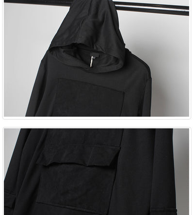 Sudadera con Capucha Oversize Retro de Personalidad Oscura para Hombre - Image 14