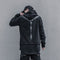 Sudadera con Capucha Oversize Retro de Personalidad Oscura para Hombre