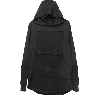 Sudadera con Capucha Oversize Retro de Personalidad Oscura para Hombre - Image 2