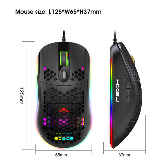 Ratón Gaming RGB con Disipación Térmica y Diseño Perforado - Image 10