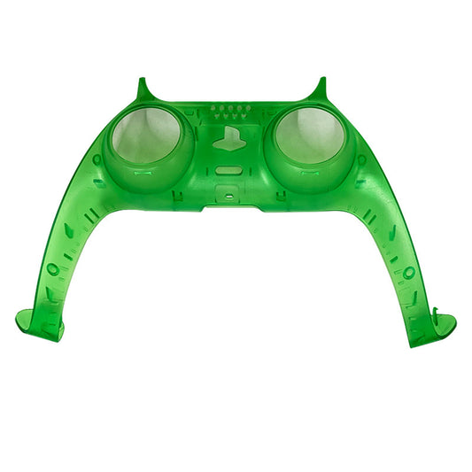 Blue, grey, and white camouflage replacement shell for a PS5 game controller, shown against a white background. - Image 2