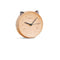 Reloj Despertador de Madera Estilo Gato - Silencioso para Dormitorio