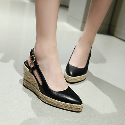 Tacones Altos Plataforma Gruesa Impermeables con Hebilla - Zapatos Elegantes para Mujer - Image 16
