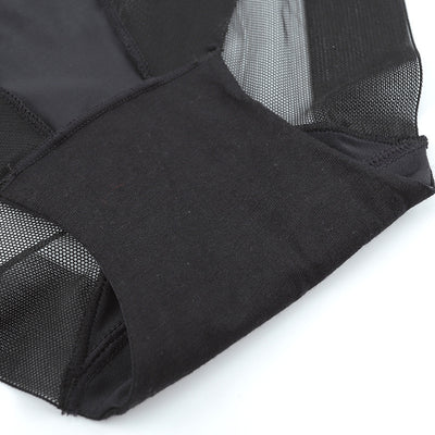 Pantalones Postparto de Cintura Alta con Costuras de Malla - Ropa Interior Respirable Ultrafina - Image 13