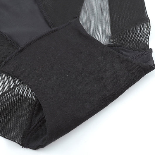 Pantalones Postparto de Cintura Alta con Costuras de Malla - Ropa Interior Respirable Ultrafina - Image 13
