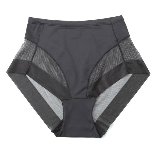 Pantalones Postparto de Cintura Alta con Costuras de Malla - Ropa Interior Respirable Ultrafina