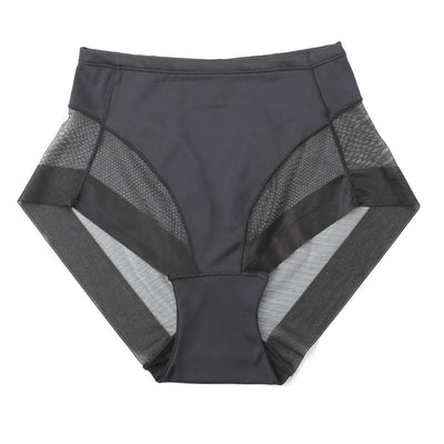 Pantalones Postparto de Cintura Alta con Costuras de Malla - Ropa Interior Respirable Ultrafina