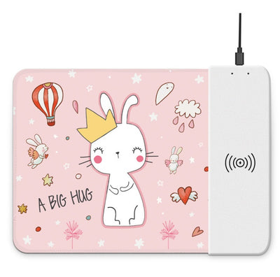 Mousepad con Carga Inalámbrica Diseño Kawaii - Image 12