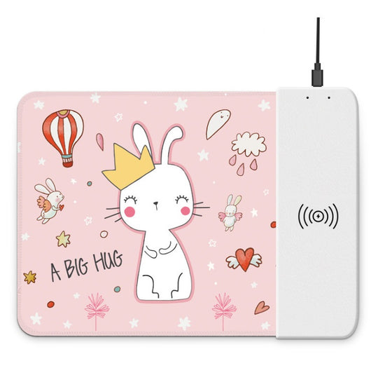 Mousepad con Carga Inalámbrica Diseño Kawaii - Image 12