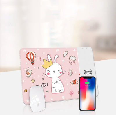 Mousepad con Carga Inalámbrica Diseño Kawaii - Image 3