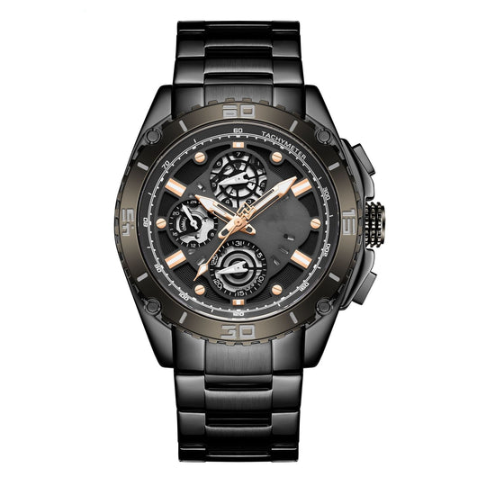 Reloj de Hombre Acero Inoxidable Resistente al Agua con Calendario - Image 9