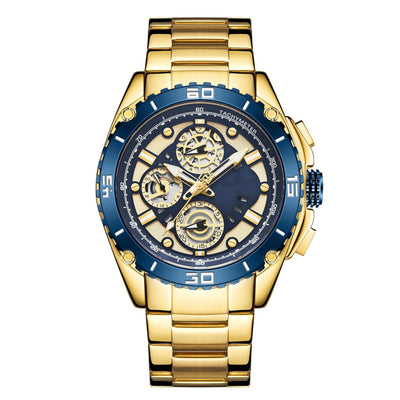 Reloj de Hombre Acero Inoxidable Resistente al Agua con Calendario - Image 10