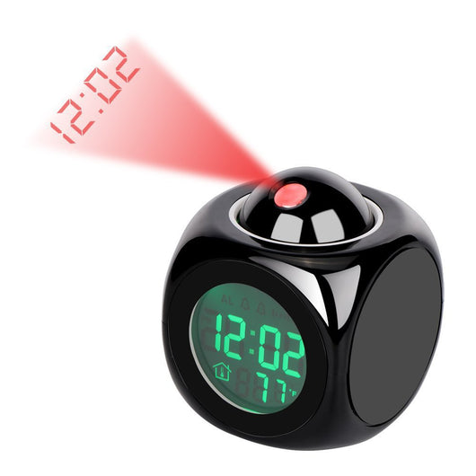 Reloj Despertador con Proyección LED y Reporte de Voz - Image 10