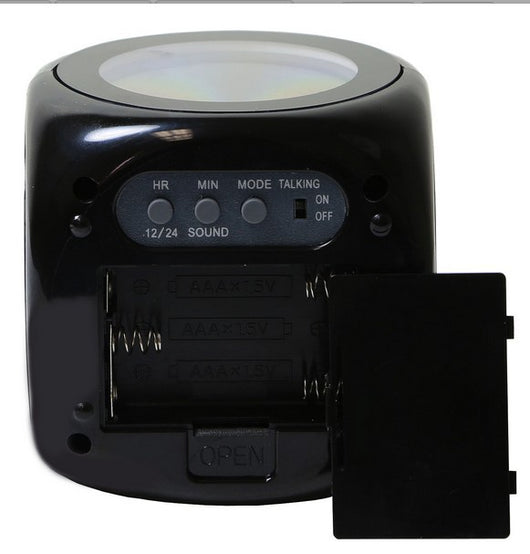 Reloj Despertador con Proyección LED y Reporte de Voz - Image 4