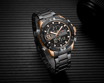 Reloj Deportivo NAVIFORCE Dual Movement - Acero Inoxidable para Hombre - Image 10