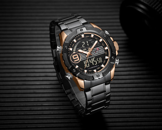 Reloj Deportivo NAVIFORCE Dual Movement - Acero Inoxidable para Hombre - Image 10