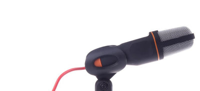Micrófono Alámbrico con Soporte Clip para PC - Chateo, Canto y Karaoke - Image 3