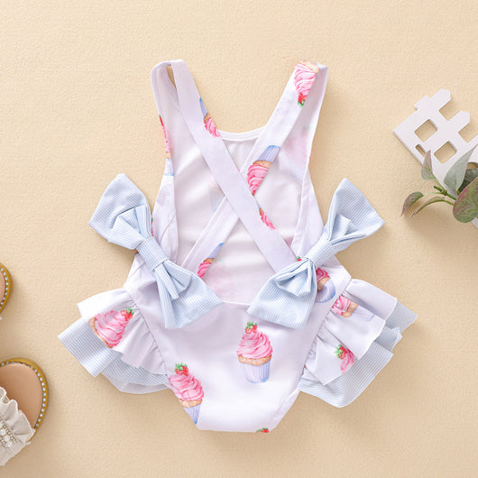 Traje de Baño Enterizo con Espalda Descubierta y Lazo - Image 9