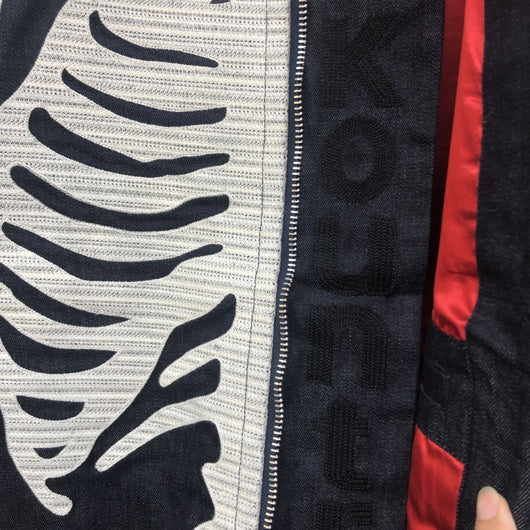 Chaqueta Retro Kapital Hirata Kazuhiro con Bordado de Esqueleto y Cierre en Costilla - Image 7