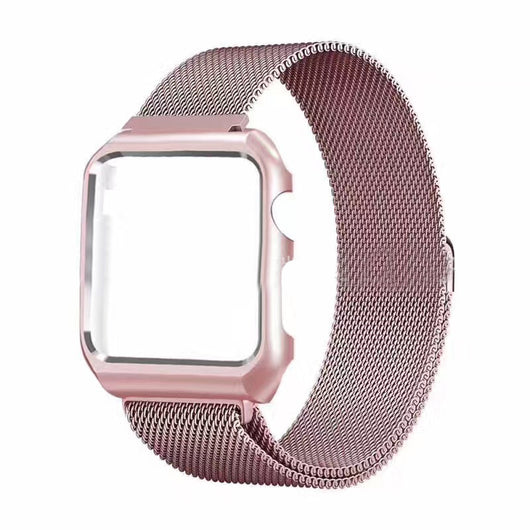 Correa Magnética Milanesa de Acero Inoxidable Compatible con Apple Watch - Image 8