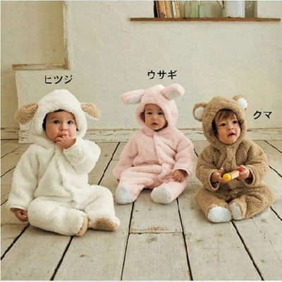 Pijama Enterizo de Osito Acolchado para Bebé - Otoño e Invierno - Image 17