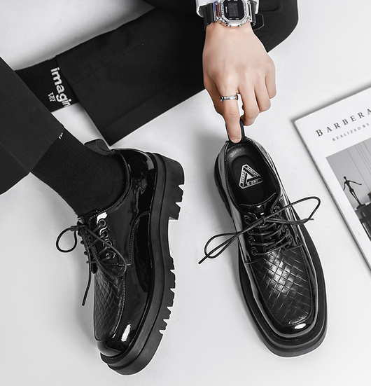 Zapatos de Cuero Japoneses para Hombre - Estilo Retro Verano con Aumenta Altura - Image 7