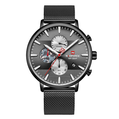 Reloj Deportivo Hombre Malla Camuflaje - Cuarzo Resistente al Agua - Image 6