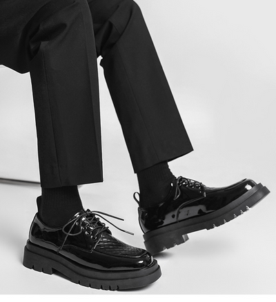 Zapatos de Cuero Japoneses para Hombre - Estilo Retro Verano con Aumenta Altura - Image 10