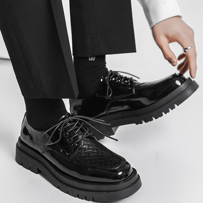 Zapatos de Cuero Japoneses para Hombre - Estilo Retro Verano con Aumenta Altura - Image 11