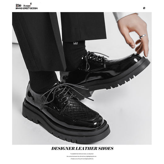 Zapatos de Cuero Japoneses para Hombre - Estilo Retro Verano con Aumenta Altura - Image 2