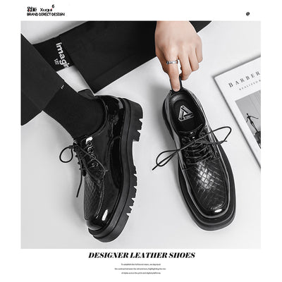 Zapatos de Cuero Japoneses para Hombre - Estilo Retro Verano con Aumenta Altura - Image 3