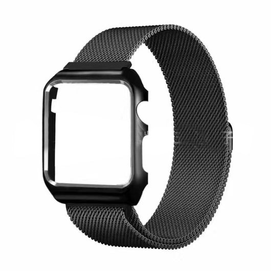 Correa Magnética Milanesa de Acero Inoxidable Compatible con Apple Watch