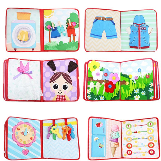 Libro de Tela Interactivo para Bebés - Juguete Educativo Digital - Image 5