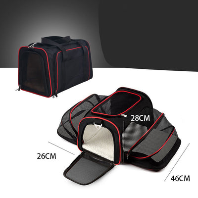 Mochila Transportadora para Gatos - Bolsa Portátil Respirable con Aislamiento Térmico