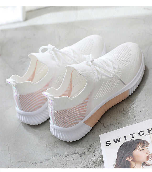 Zapatillas Deportivas Mujer Verano Ligeras Respirable Suela Suave Running Casual
