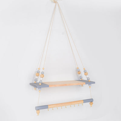 Estante Flotante Minimalista con Tablero Superior y Soporte de Pared - Image 2