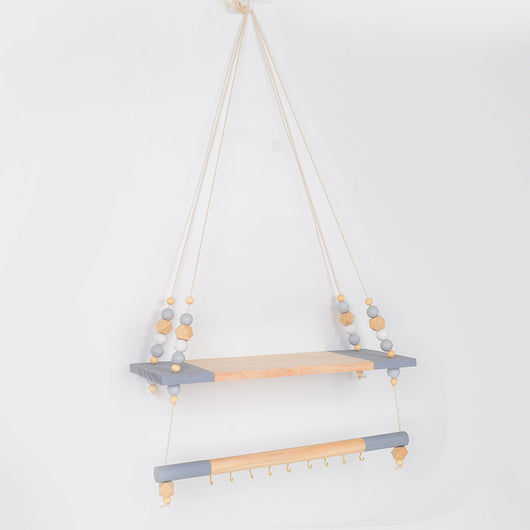 Estante Flotante Minimalista con Tablero Superior y Soporte de Pared - Image 2