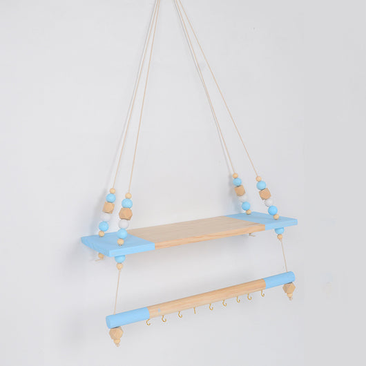 Estante Flotante Minimalista con Tablero Superior y Soporte de Pared - Image 5