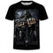 Camiseta Hombre Calavera 3D con Efecto Capas - Diseño Digital Moderno