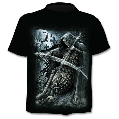Camiseta Hombre Calavera 3D con Efecto Capas - Diseño Digital Moderno - Image 19