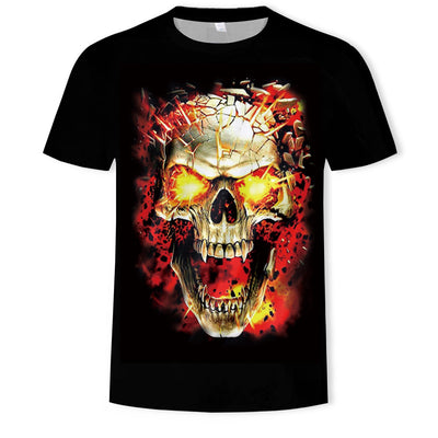 Camiseta Hombre Calavera 3D con Efecto Capas - Diseño Digital Moderno - Image 28