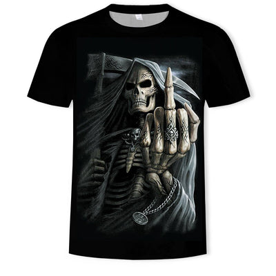 Camiseta Hombre Calavera 3D con Efecto Capas - Diseño Digital Moderno - Image 27