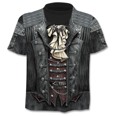 Camiseta Hombre Calavera 3D con Efecto Capas - Diseño Digital Moderno - Image 36
