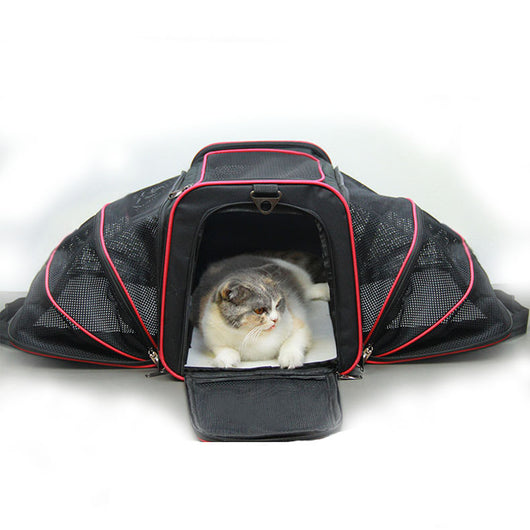 Mochila Transportadora para Gatos - Bolsa Portátil Respirable con Aislamiento Térmico - Image 4